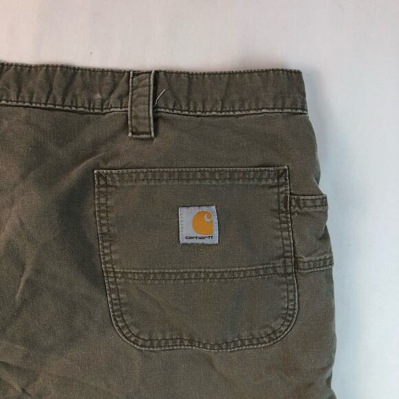 Carhartt B147 Loose Fit Canvas Utility Work Short Carpenter Mens 48 - Picture 7 of 8